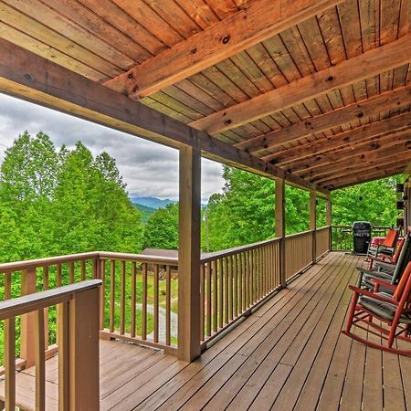 Bryson City Cabin With Hot Tub, Views And Pool Table! Exterior foto