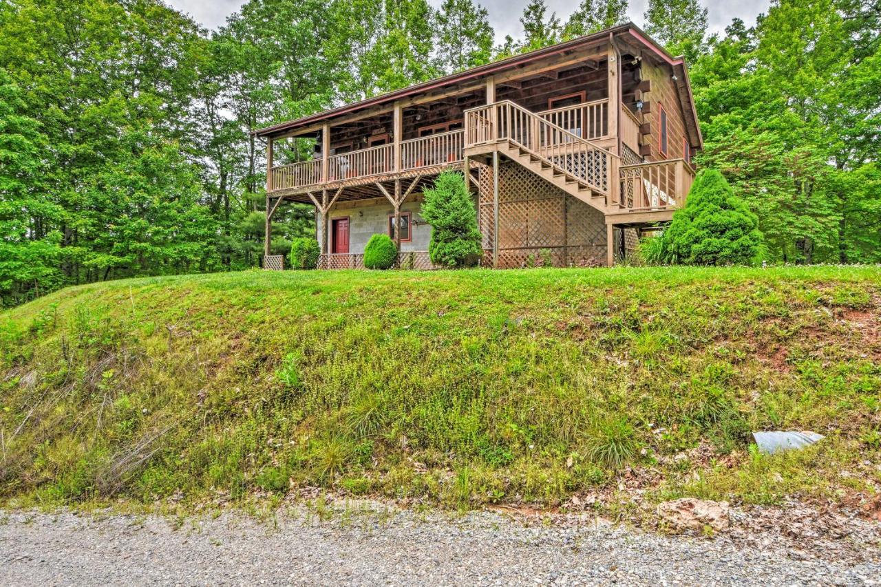 Bryson City Cabin With Hot Tub, Views And Pool Table! Exterior foto