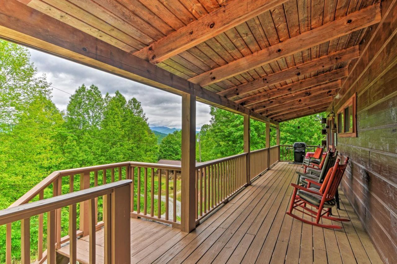 Bryson City Cabin With Hot Tub, Views And Pool Table! Exterior foto