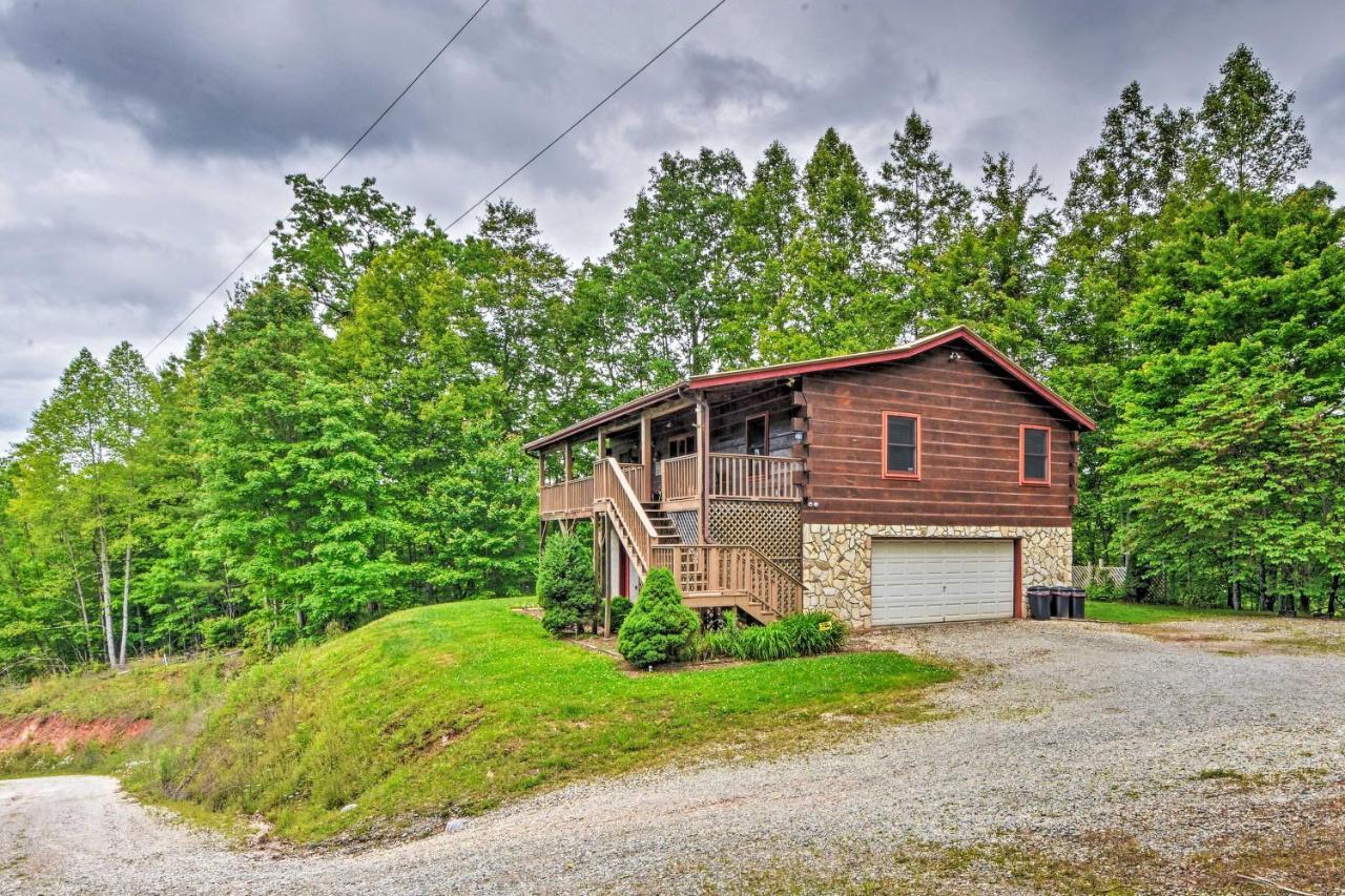Bryson City Cabin With Hot Tub, Views And Pool Table! Exterior foto